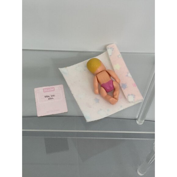 Vintage Mattel Barbie Happy Family Infant Baby Doll With Blanket - Picture 2 of 4